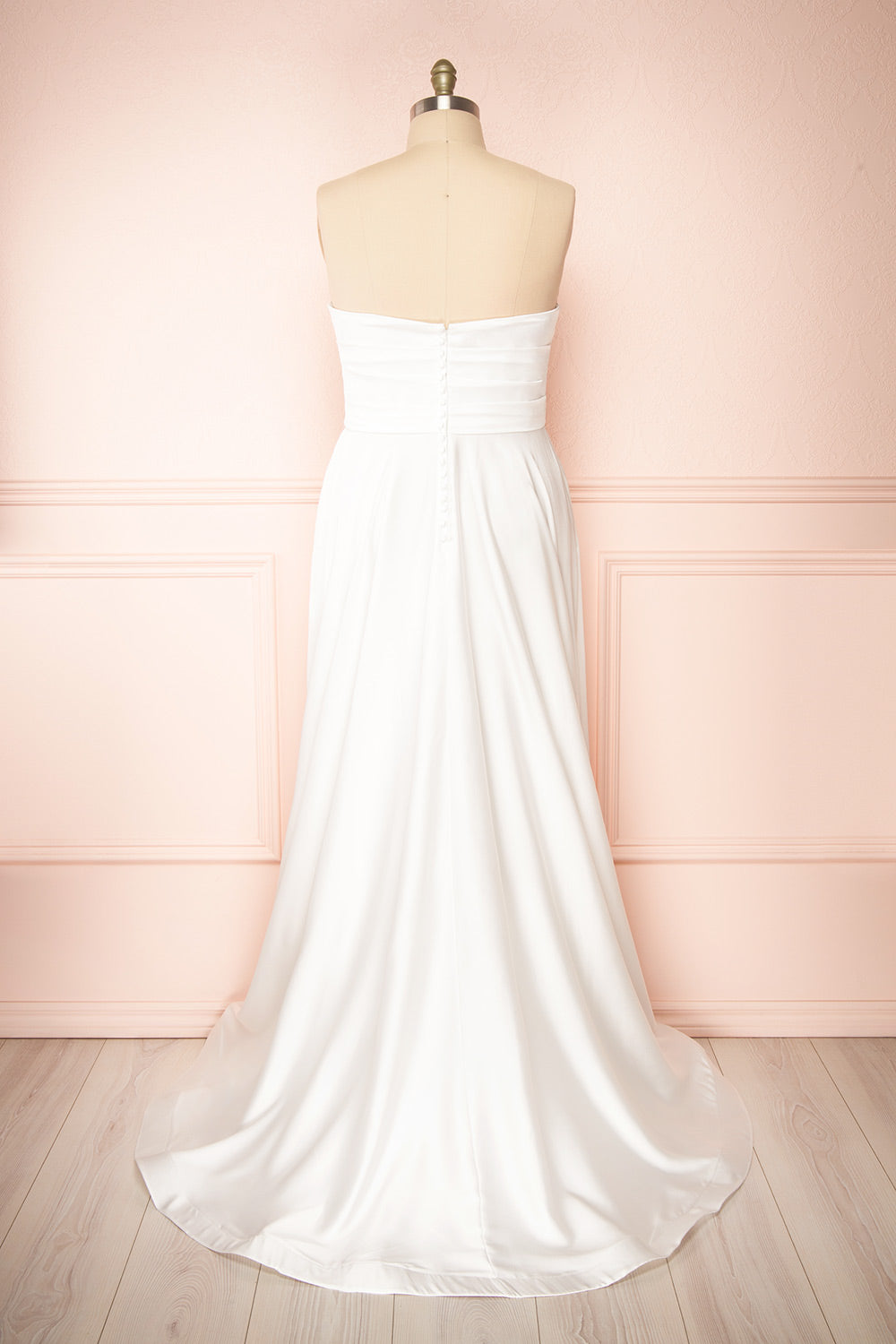 Ariane | White Strapless Wedding Dress