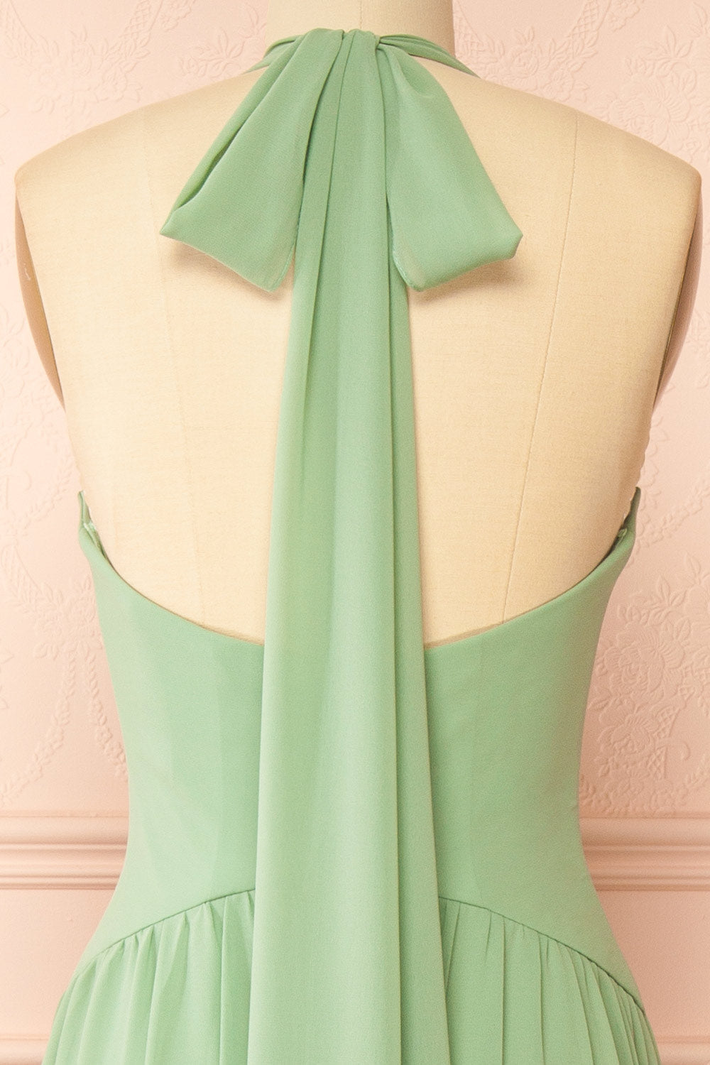 Arleen Sage | Halter A-Line Maxi Dress