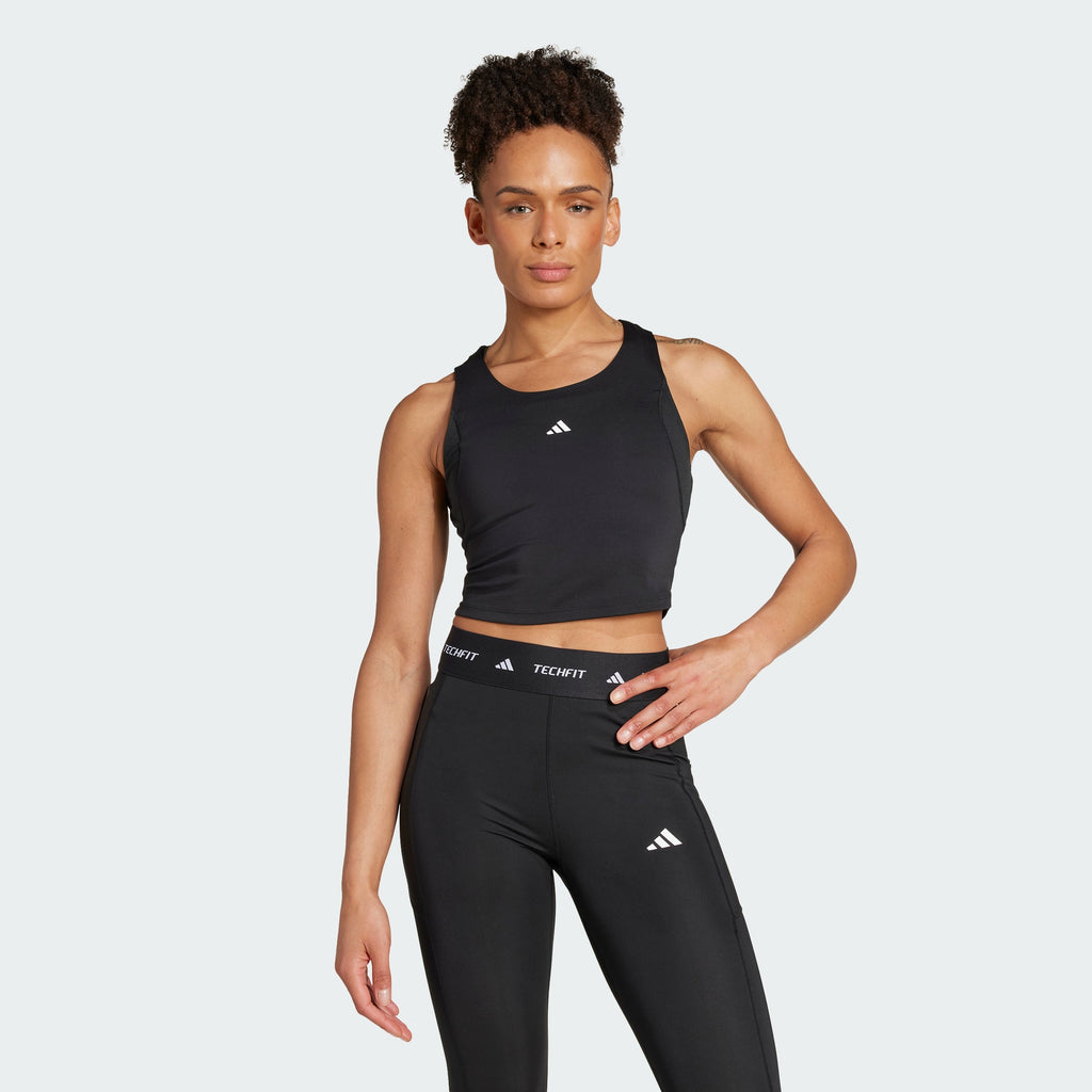 Women's adidas Techfit Crop Training Tank Top
