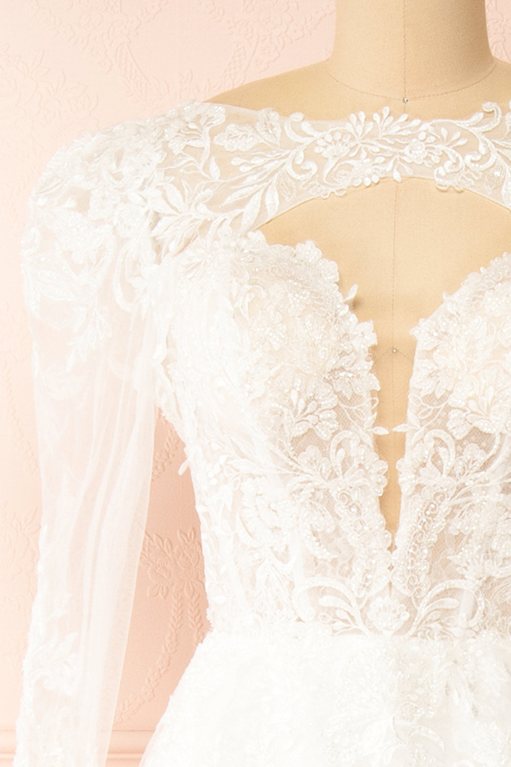 Beatrix | Strapless Tulle Wedding Gown with Bolero
