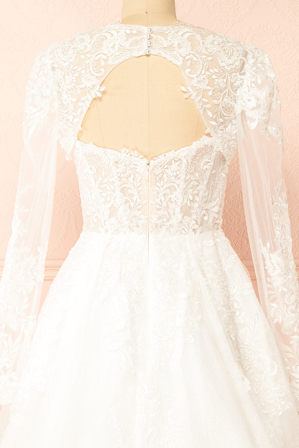 Beatrix | Strapless Tulle Wedding Gown with Bolero