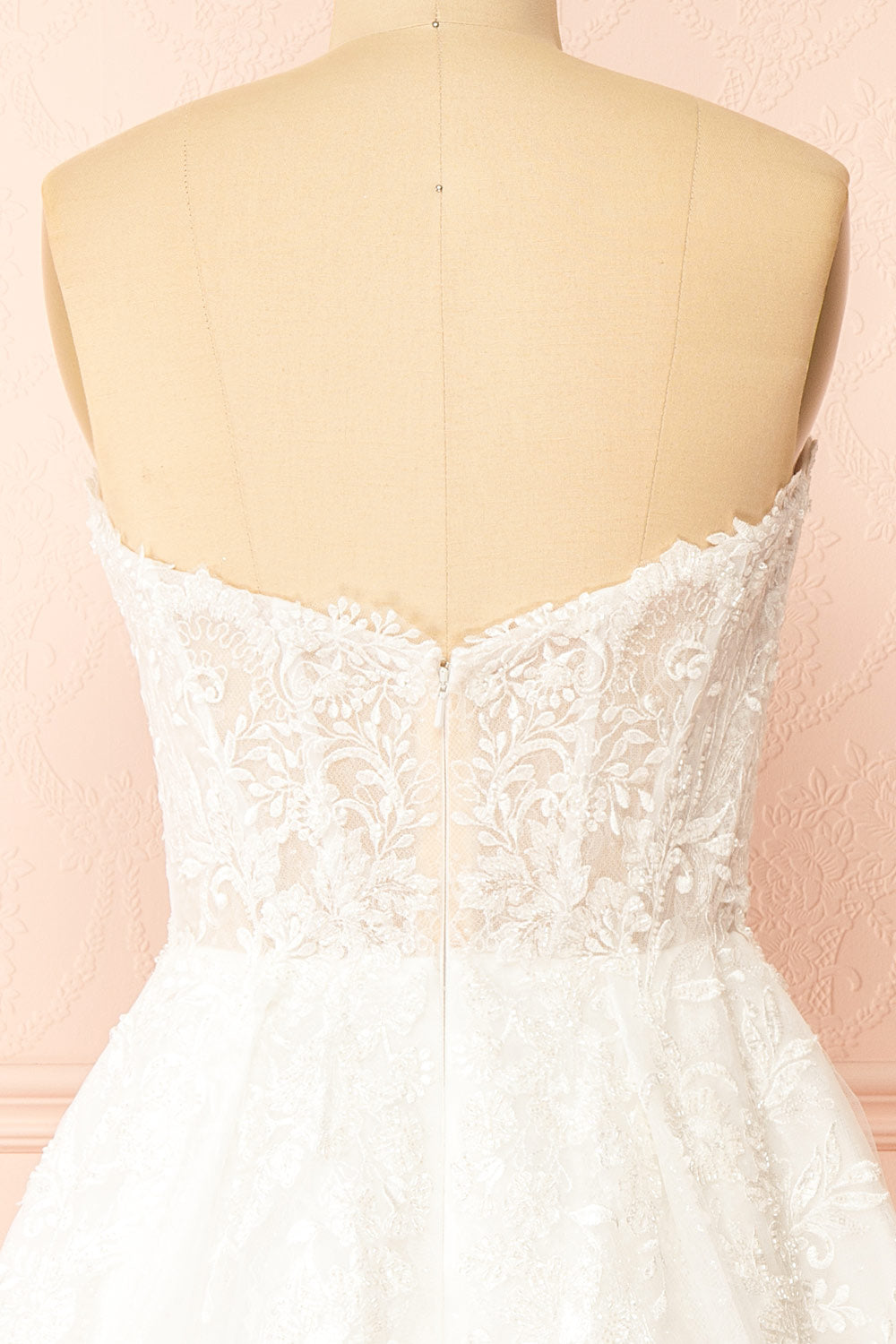 Beatrix | Strapless Tulle Wedding Gown with Bolero