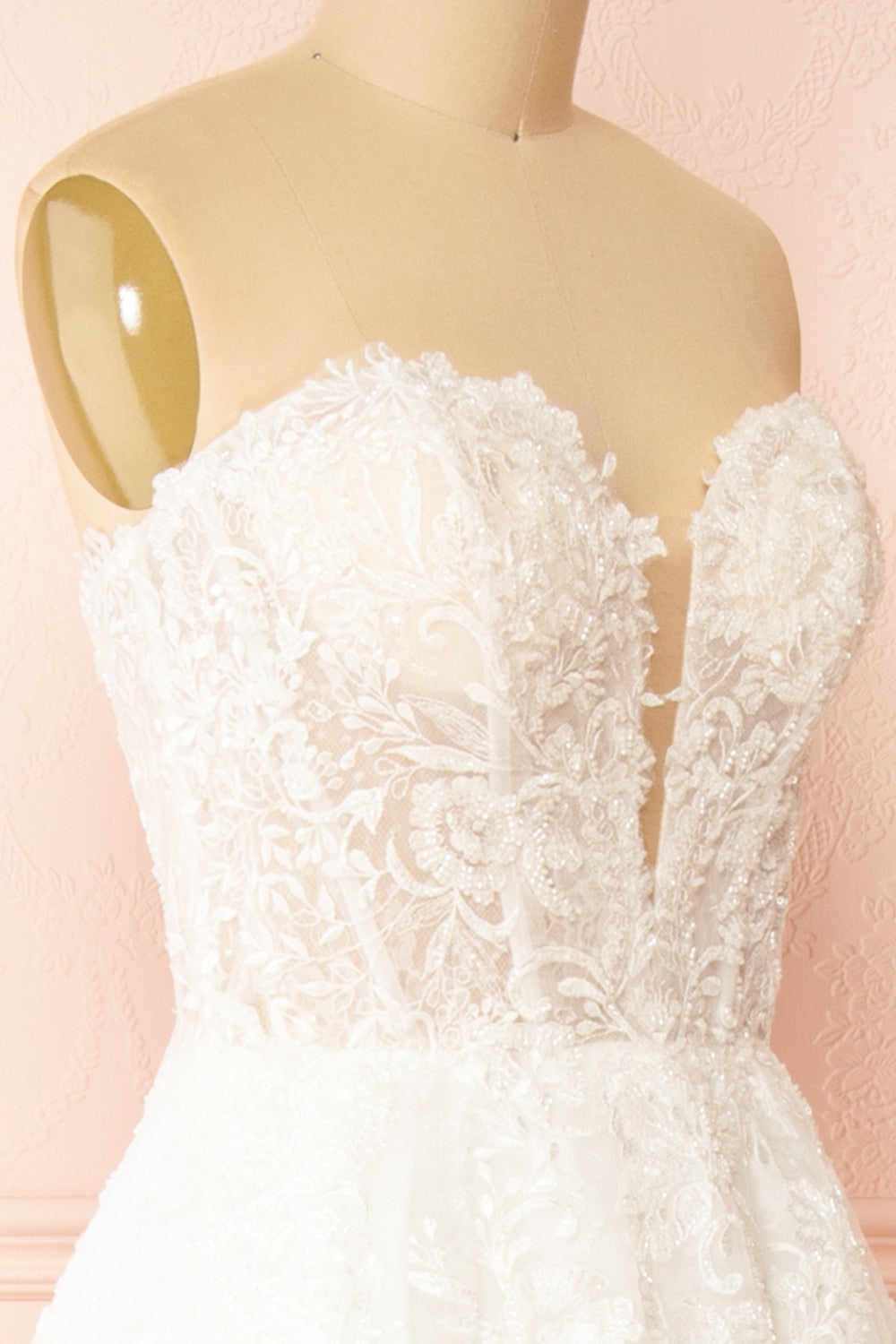 Beatrix | Strapless Tulle Wedding Gown with Bolero