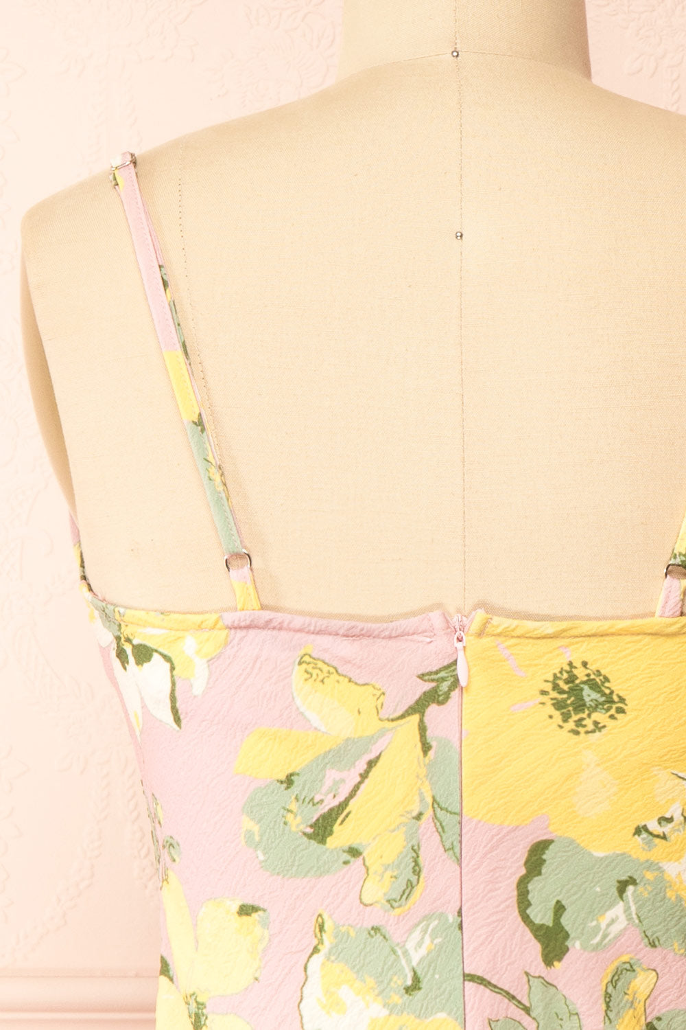Bestie | Short Pink Floral Dress