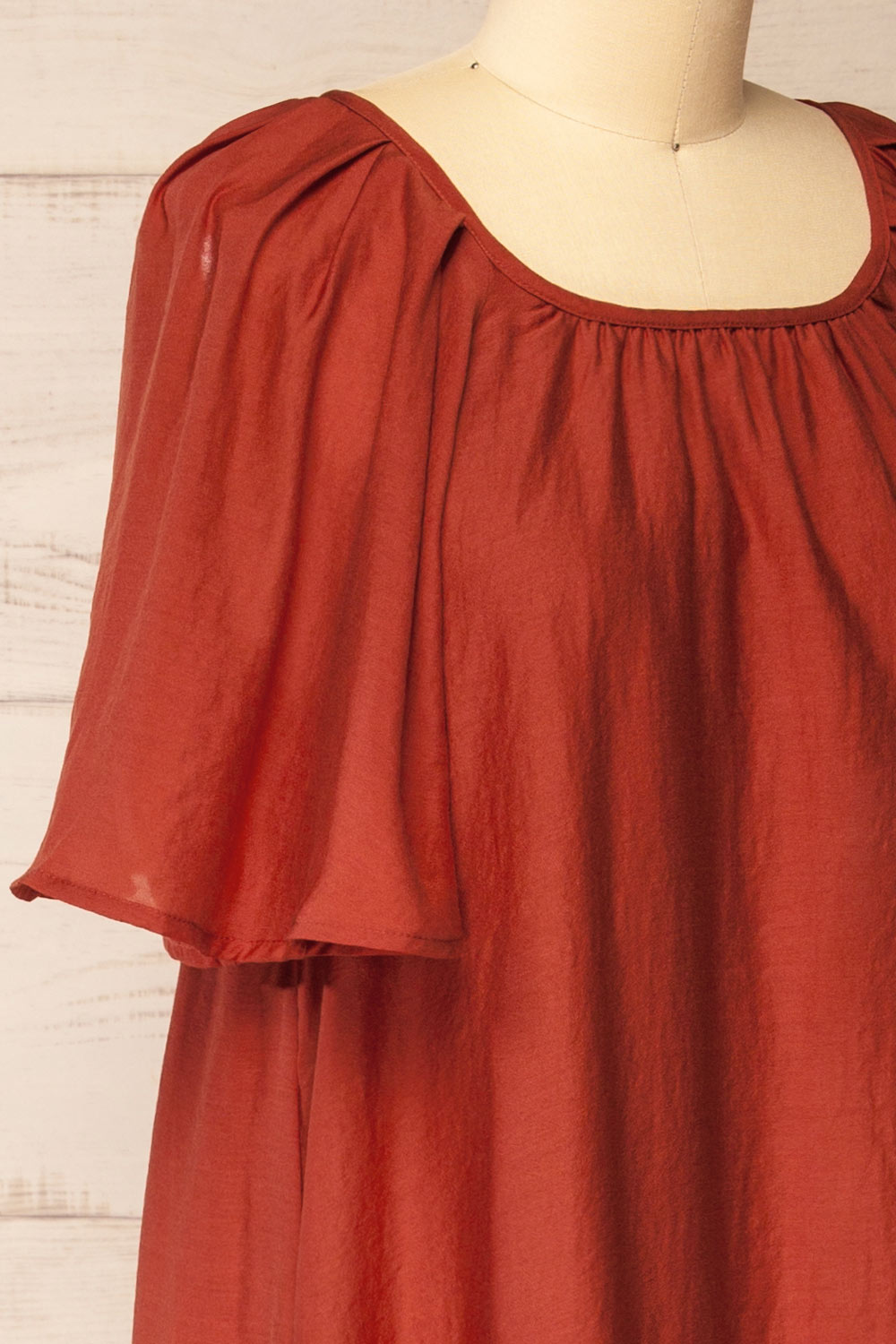 Bettiah | Maxi Dress with Short Puff Sleeves with Pockets