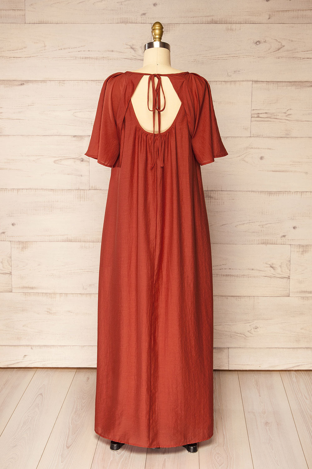 Bettiah | Maxi Dress with Short Puff Sleeves with Pockets