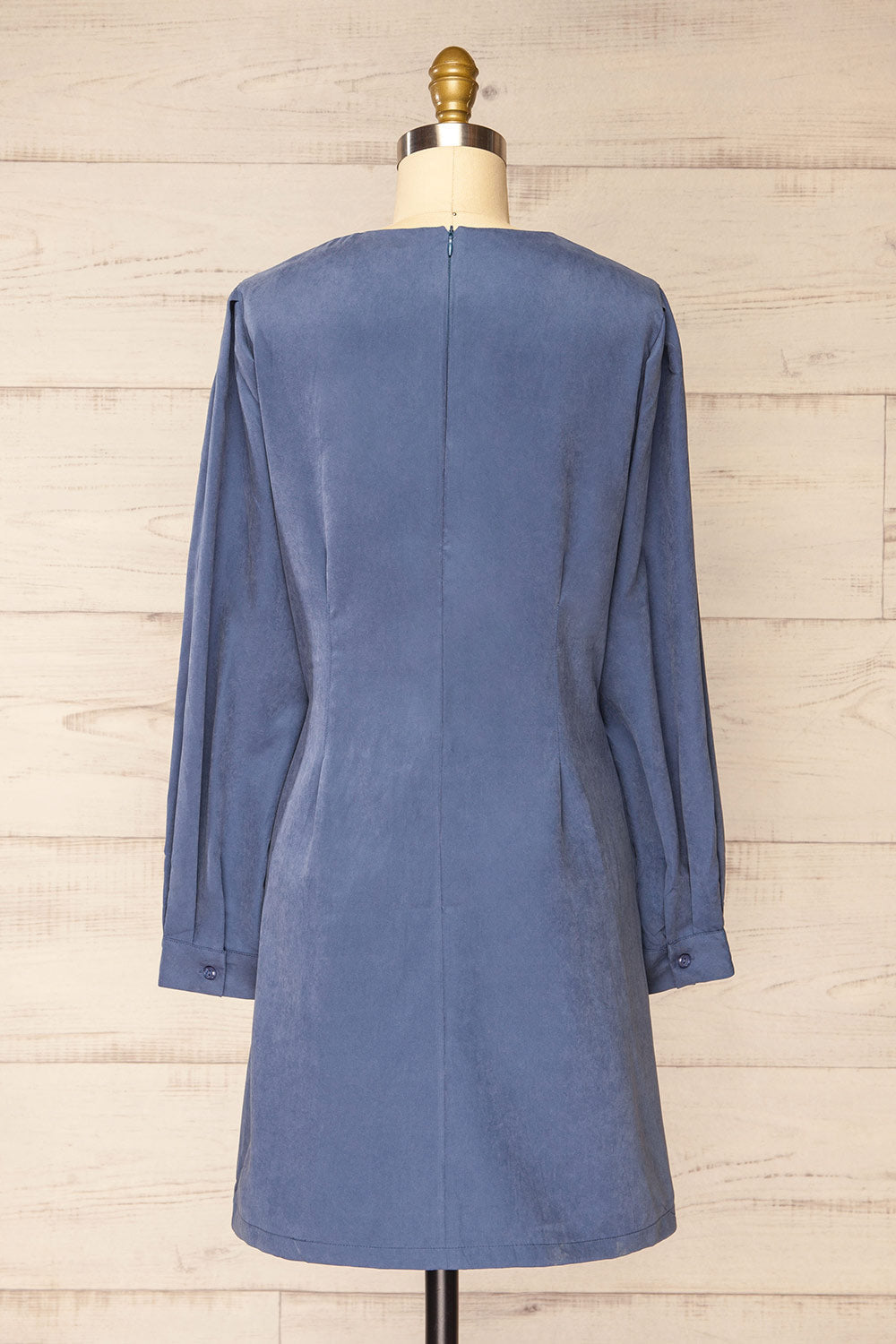 Bohrin Blue | Long-Sleeved Short Dress
