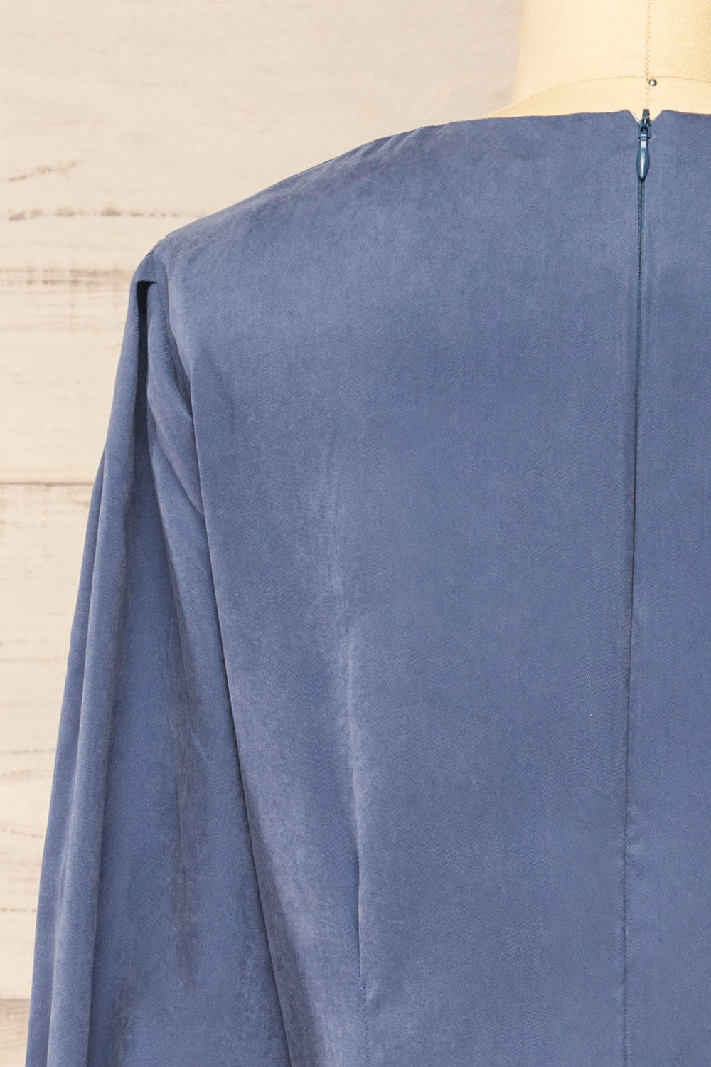 Bohrin Blue | Long-Sleeved Short Dress