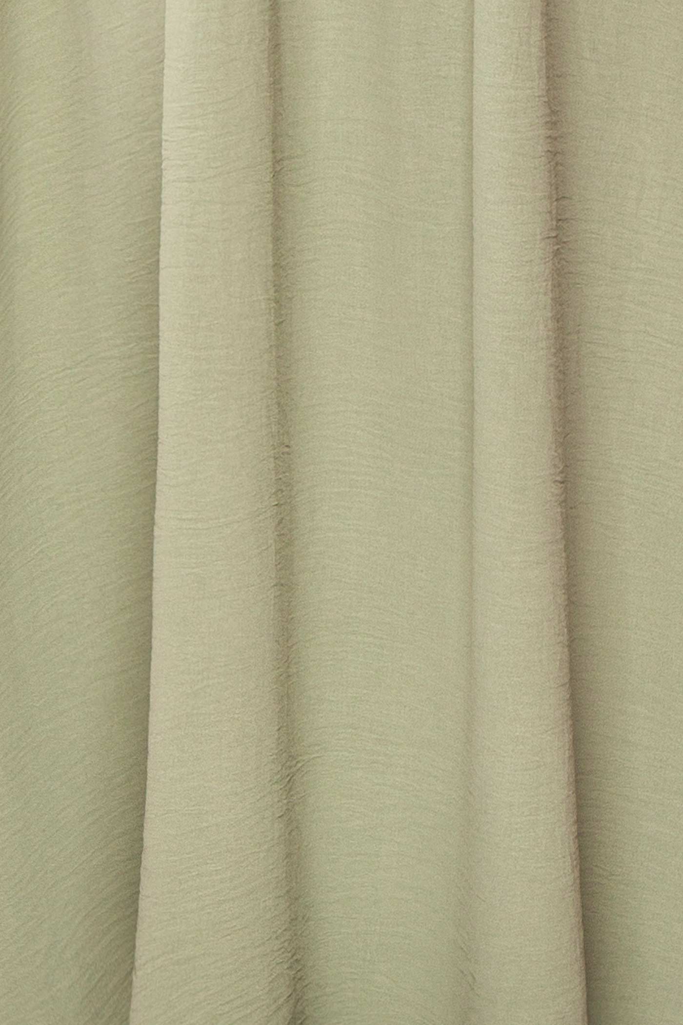 Cambrie | Sage Maxi Dress with V-Neck