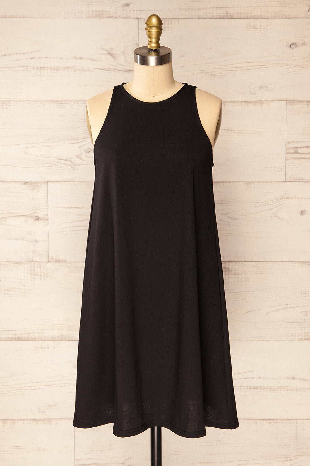 Canchimalero | Short Loose Black Dress