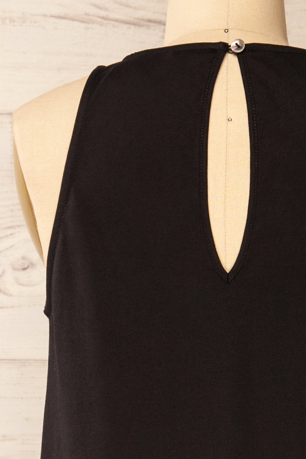 Canchimalero | Short Loose Black Dress