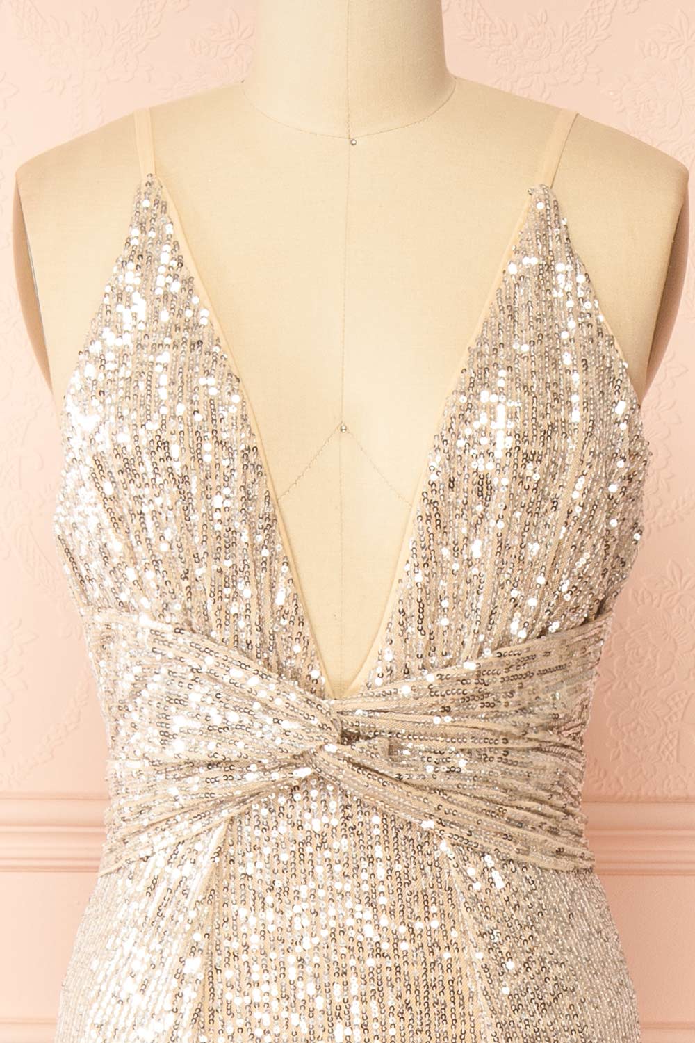 Carlene | Maxi Sequins Dress with Slits