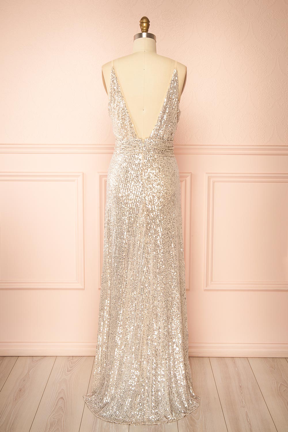 Carlene | Maxi Sequins Dress with Slits