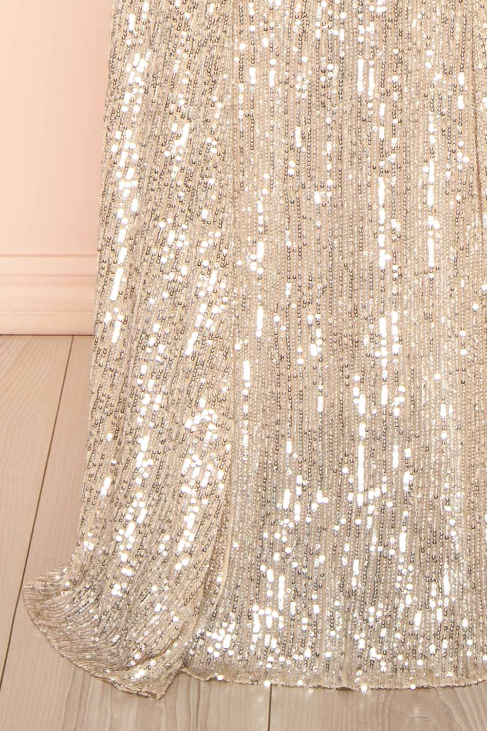 Carlene | Maxi Sequins Dress with Slits