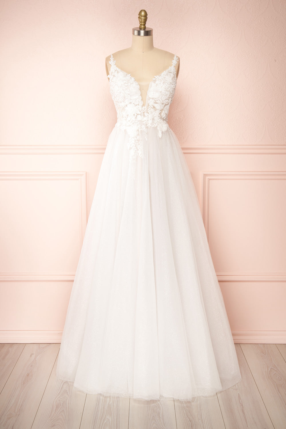 Cassandra | Embroidered A-Line Wedding Dress