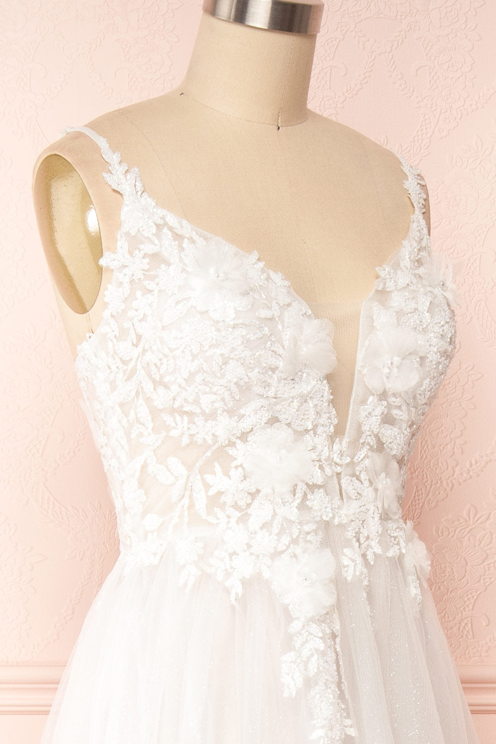 Cassandra | Embroidered A-Line Wedding Dress