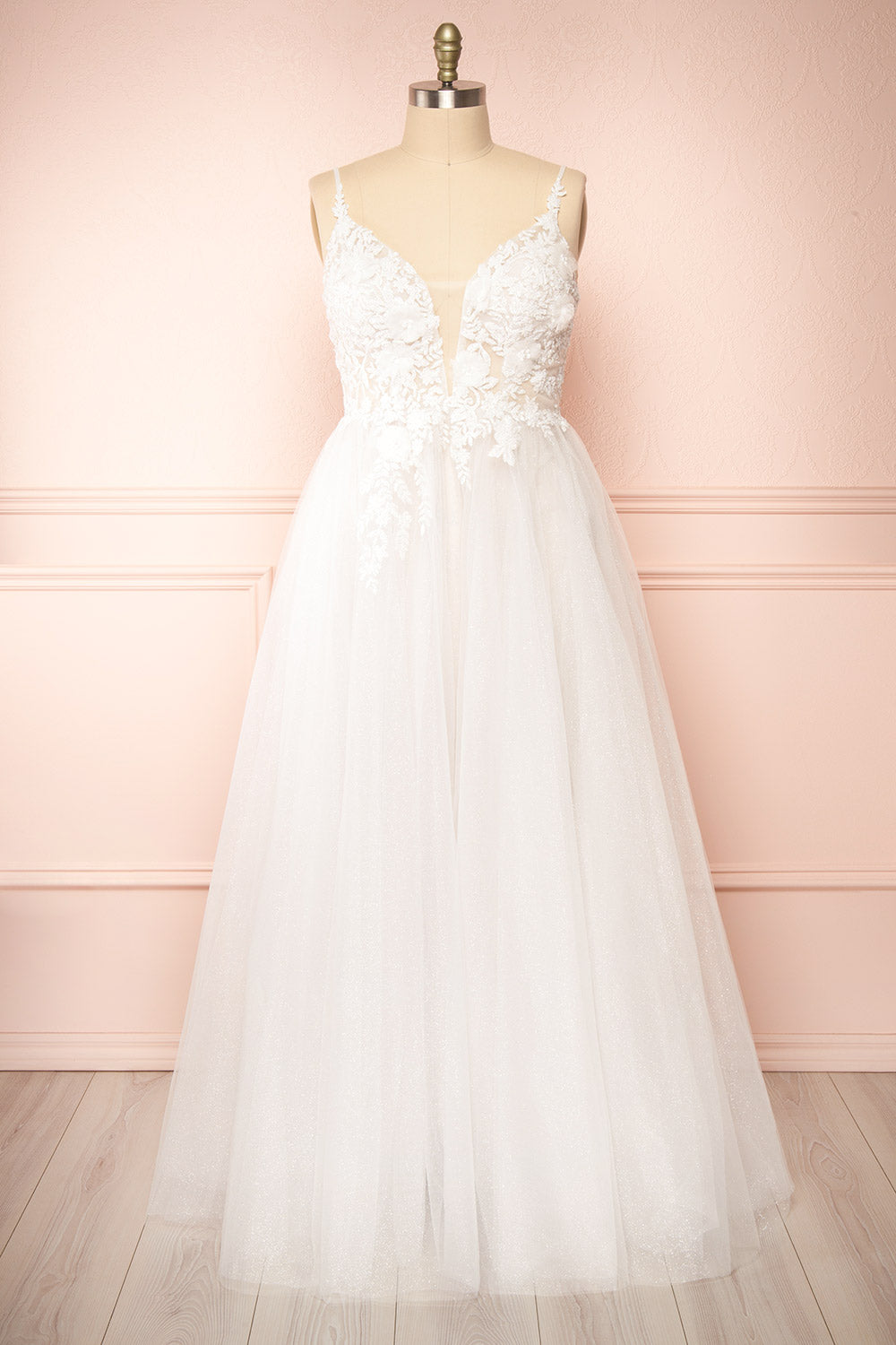 Cassandra | Embroidered A-Line Wedding Dress
