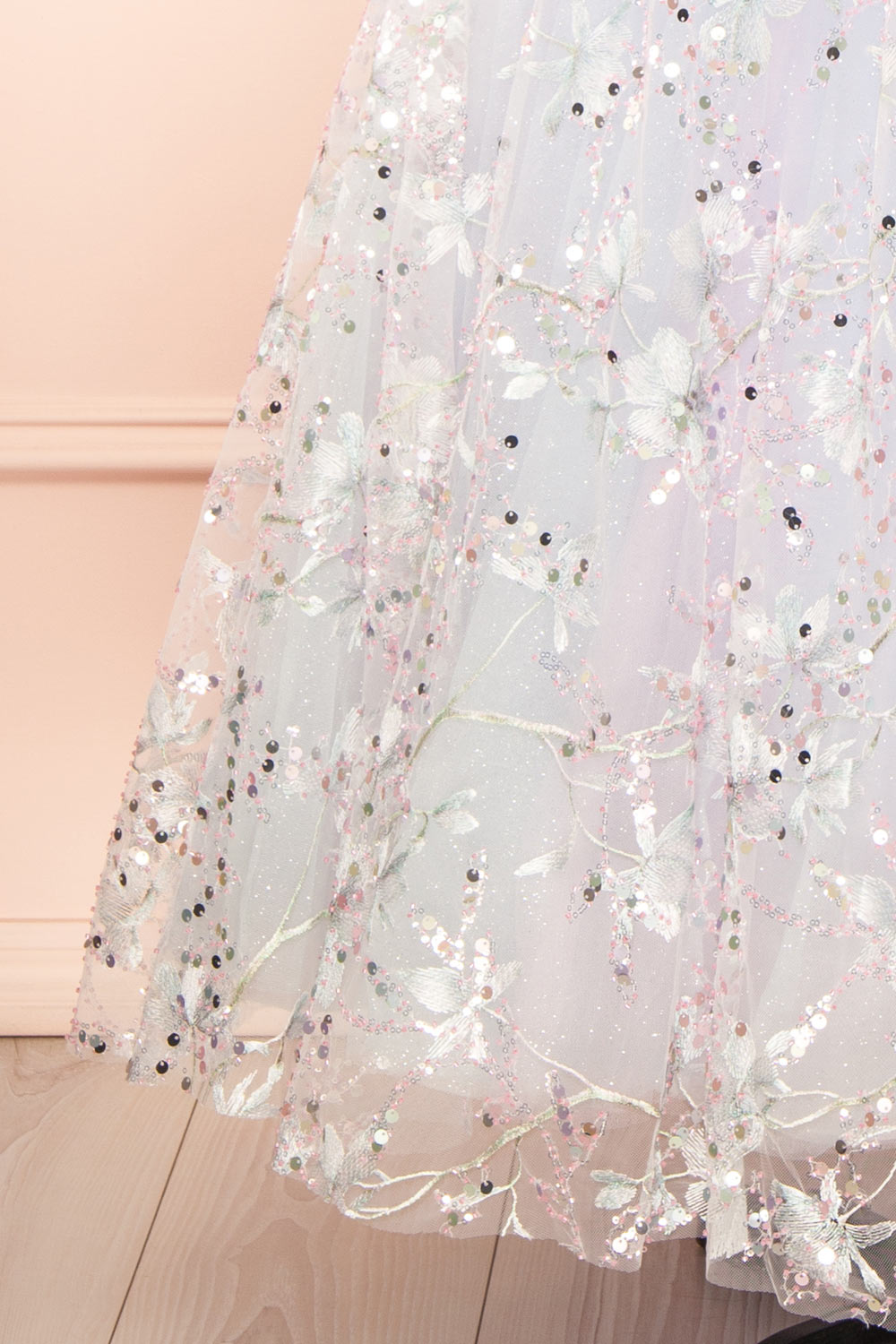 Charla | Light Blue Midi Corset Dress