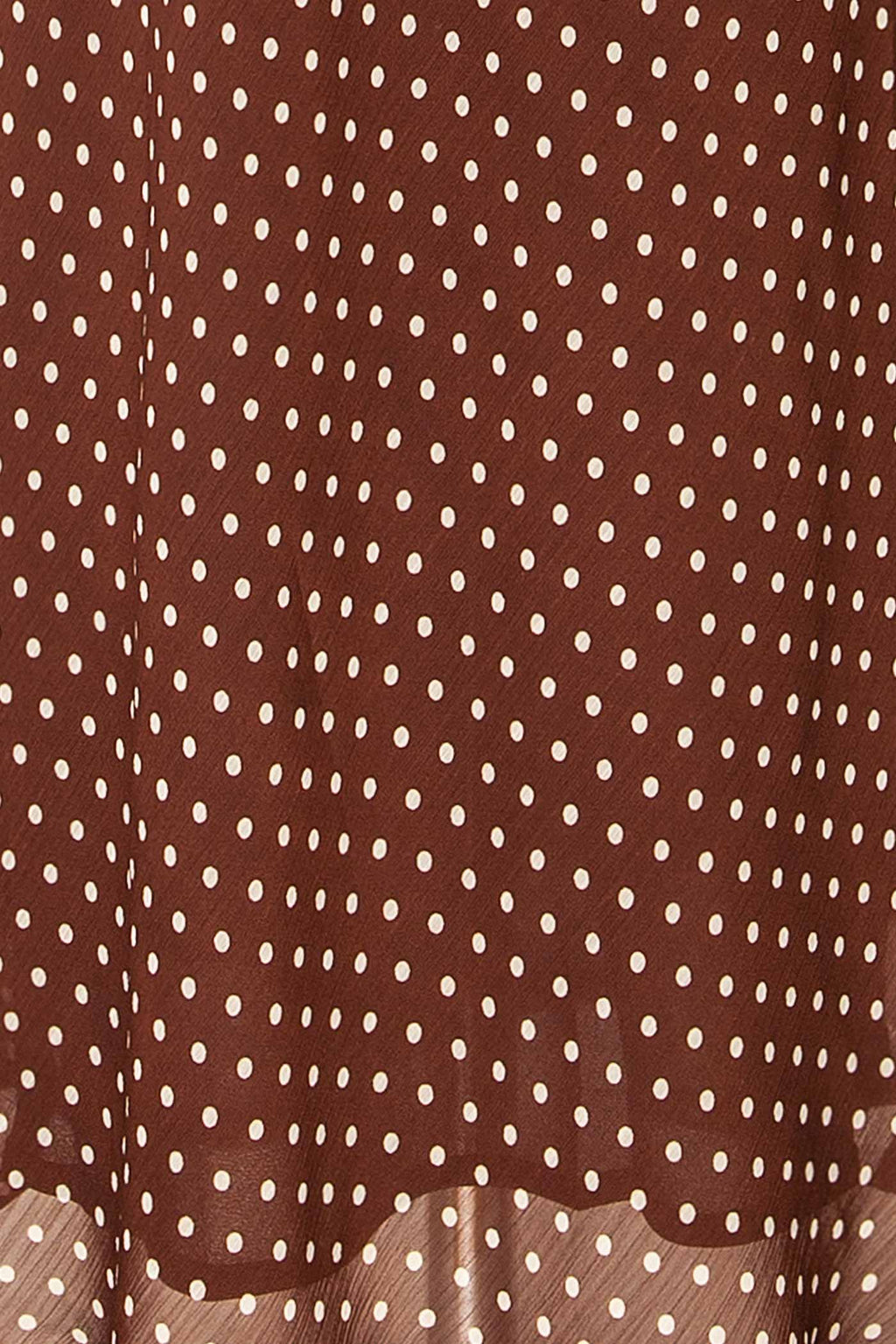 Cholula | Asymmetrical Maxi Polka Dots Dress