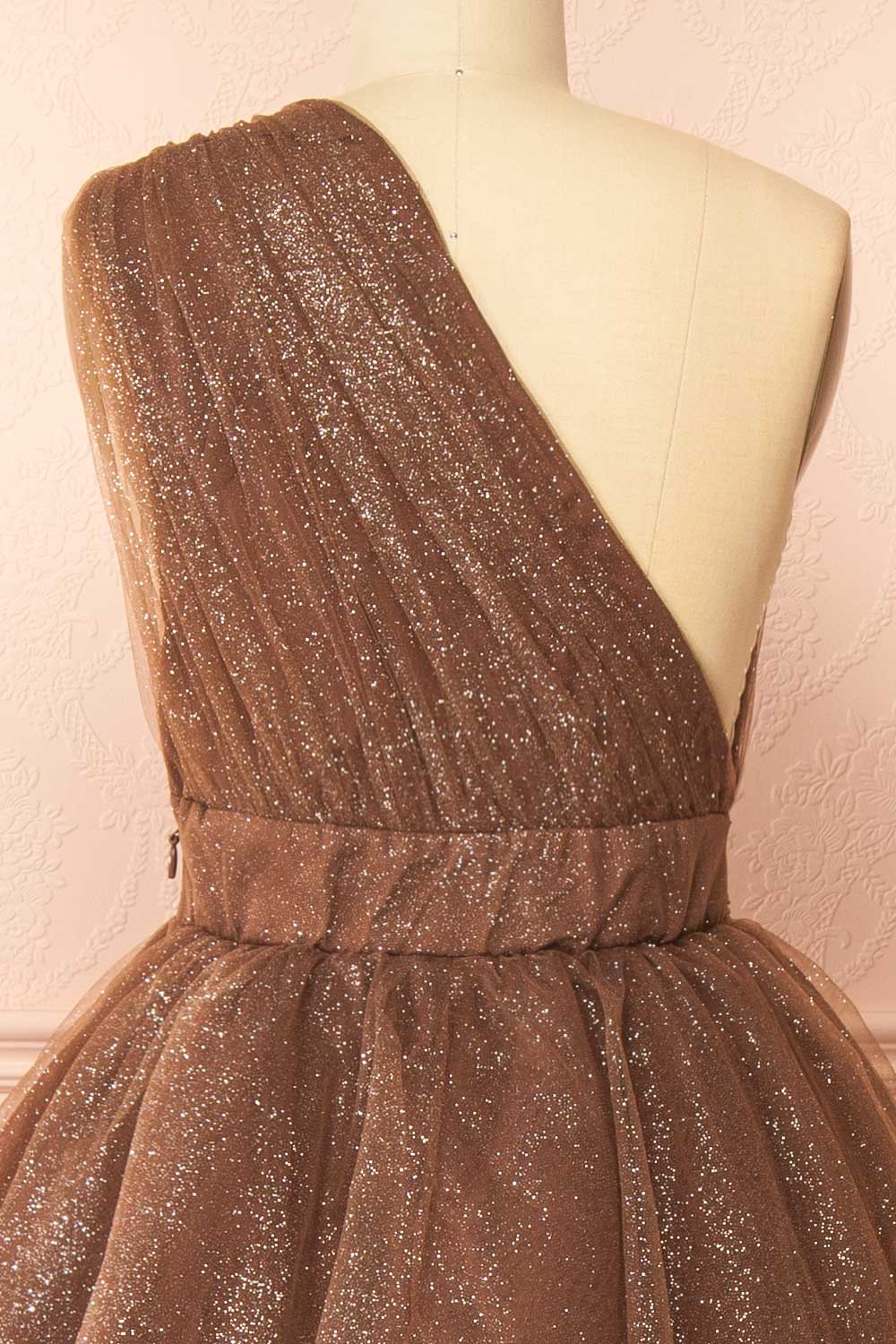 Cody Brown | Maxi One Shoulder Dress with Glitters