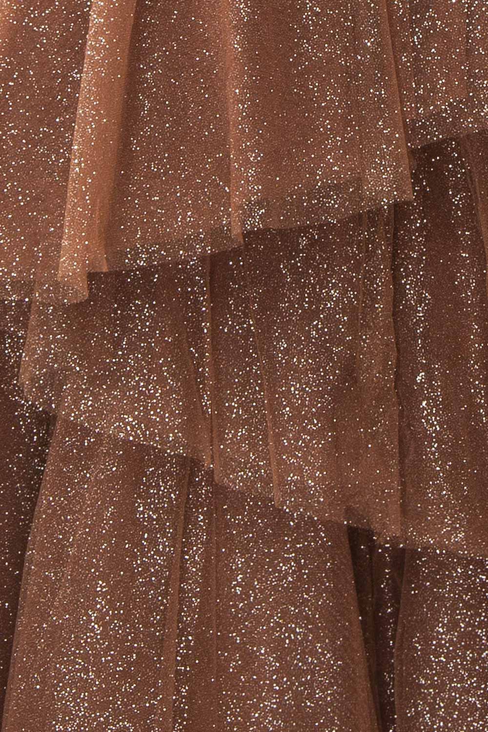 Cody Brown | Maxi One Shoulder Dress with Glitters