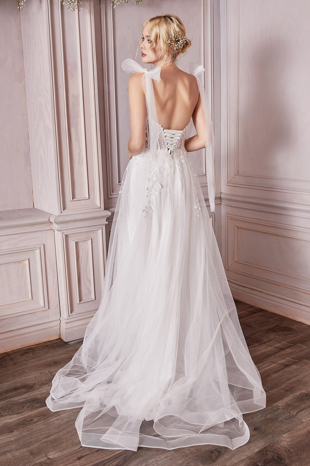 Cossette | Strapless Corset Maxi Wedding Dress