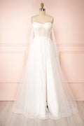 Cossette | Strapless Corset Maxi Wedding Dress