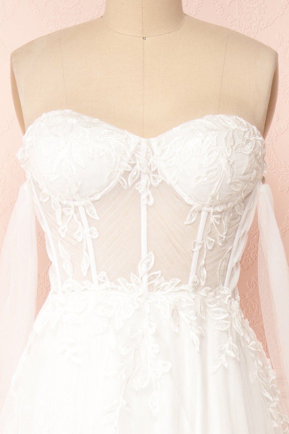 Cossette | Strapless Corset Maxi Wedding Dress