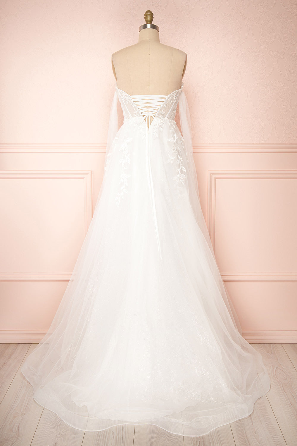 Cossette | Strapless Corset Maxi Wedding Dress