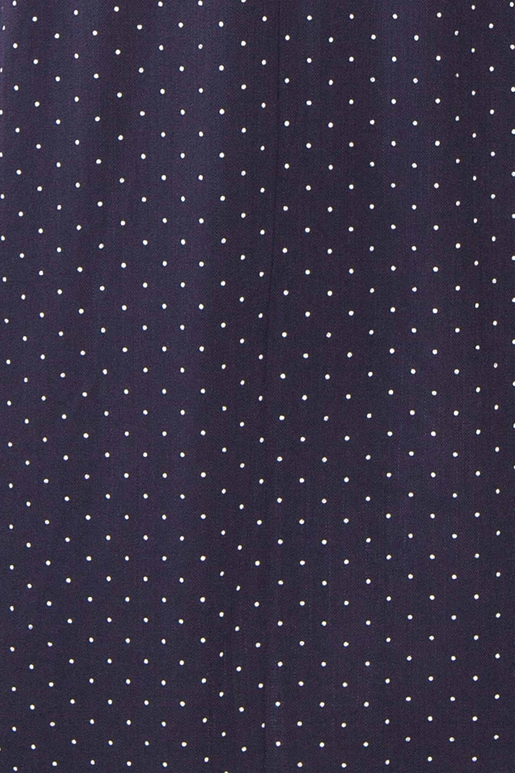 Daoren | Polka Dots Navy Midi Dress with Slit