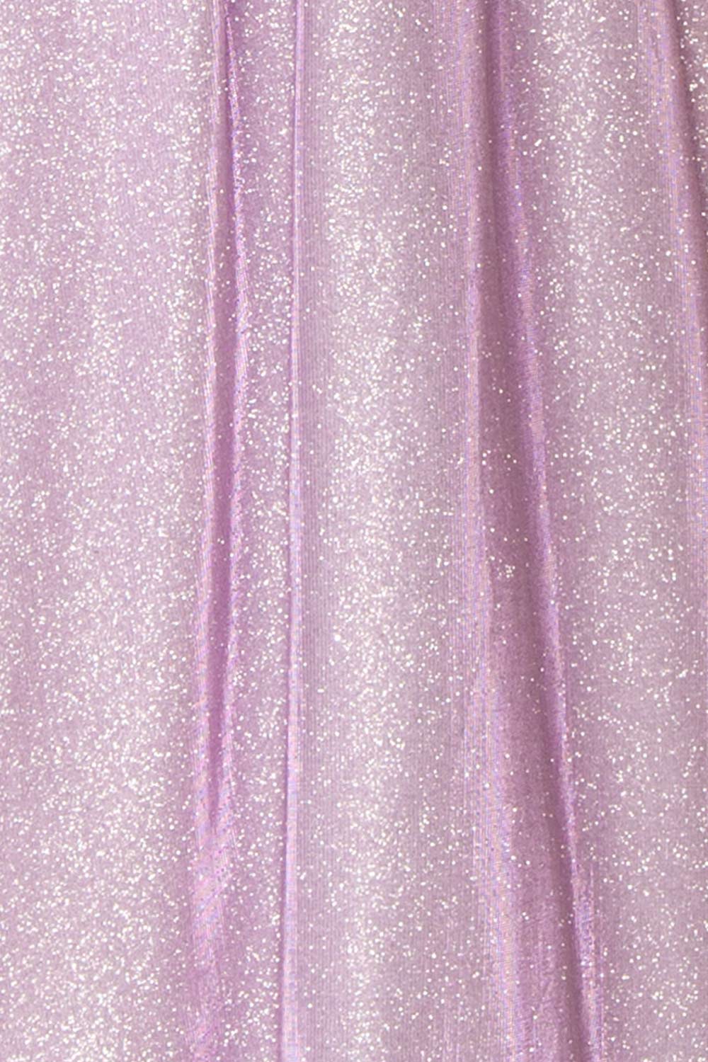 Darya Lavender | Sparkly Maxi Dress w/ Open Back
