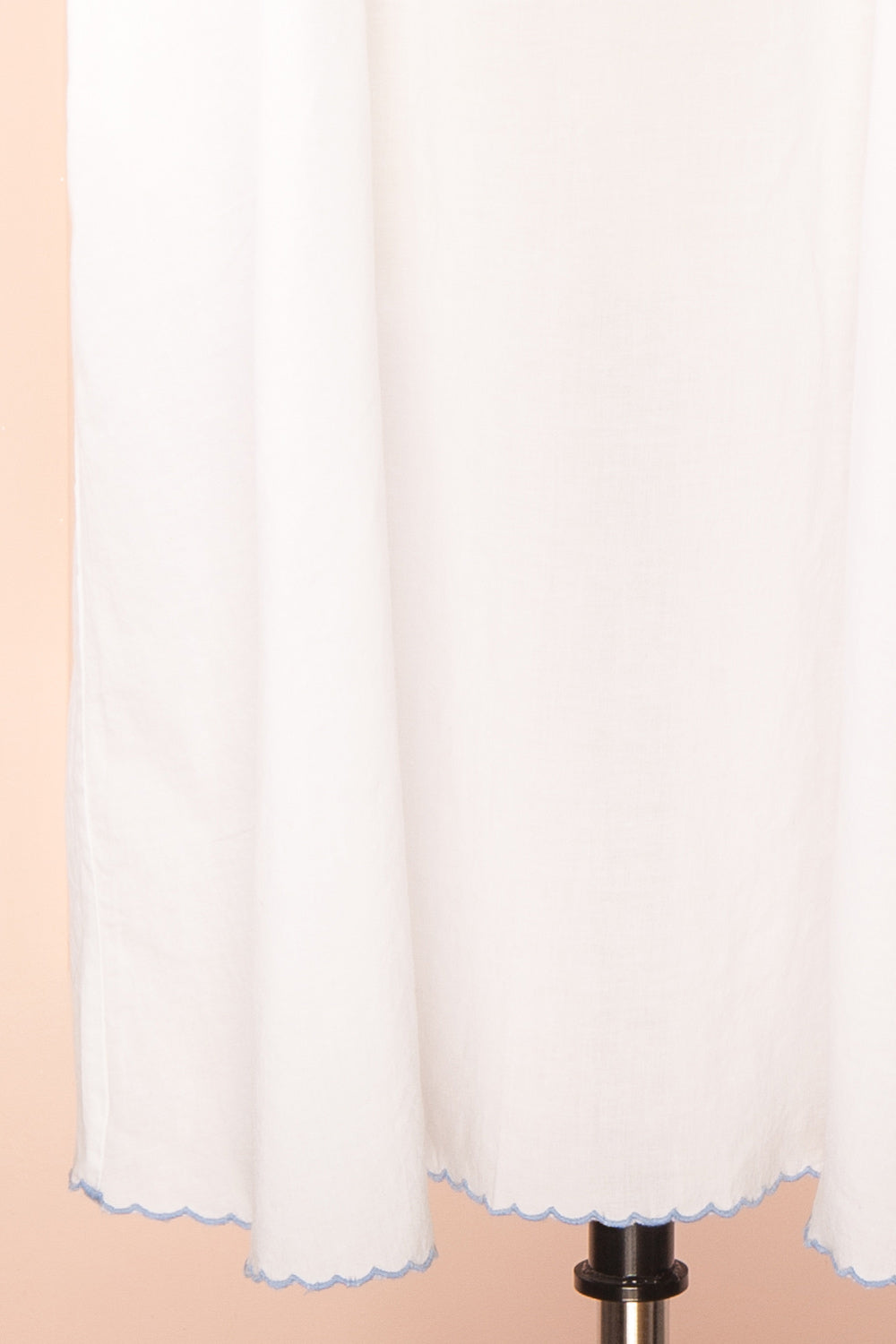 Deirdre | White Midi Nightgown with Pockets by April Cornell