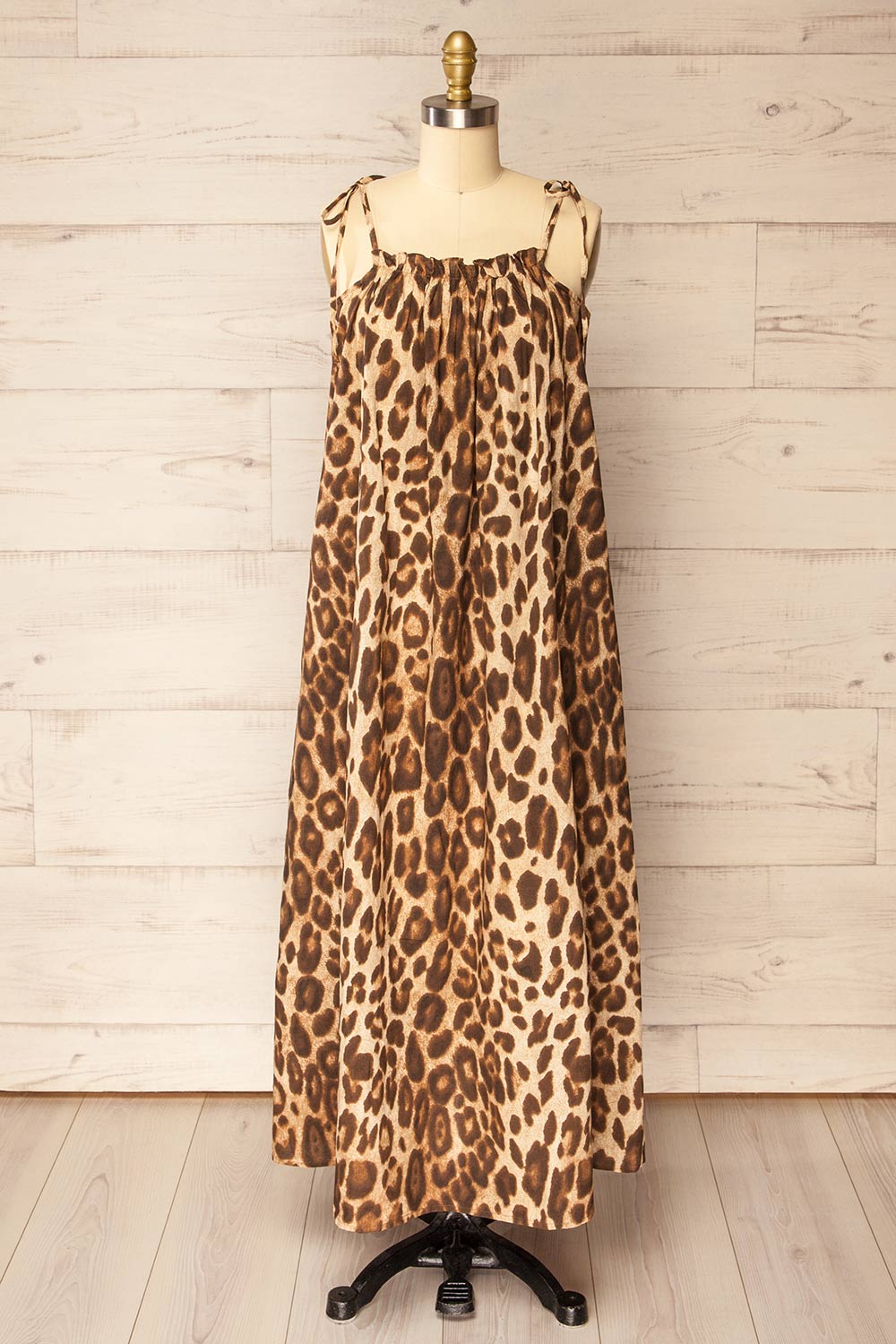 Denizli | Leopard Print Oversized Midi Dress