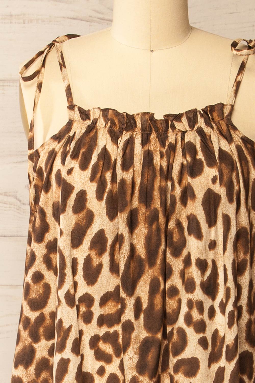 Denizli | Leopard Print Oversized Midi Dress