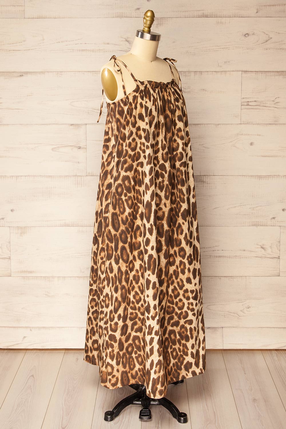 Denizli | Leopard Print Oversized Midi Dress