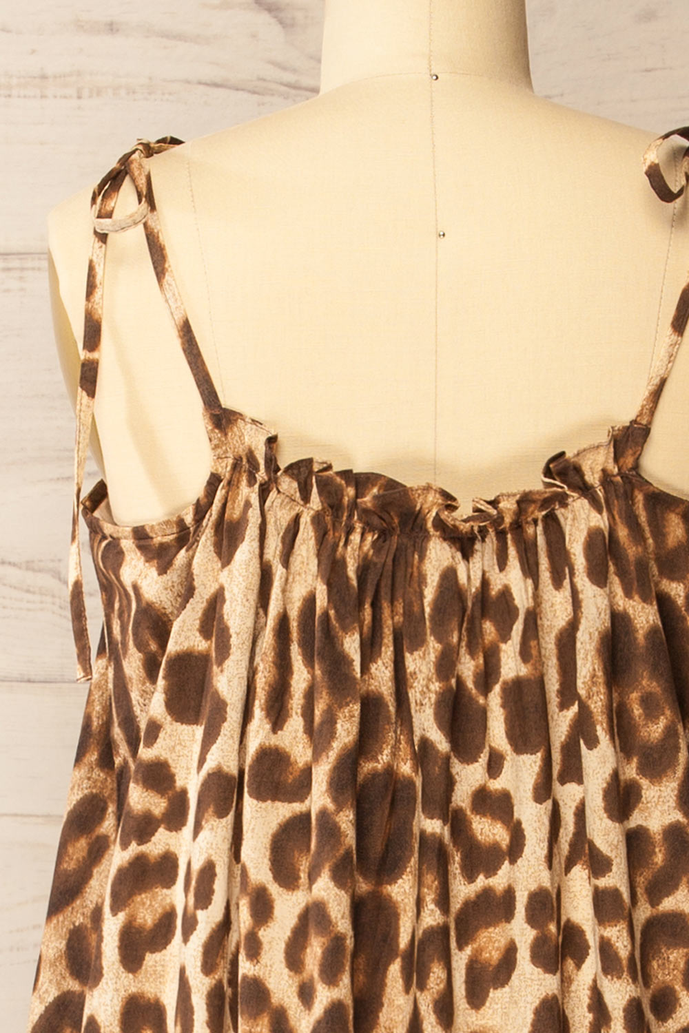 Denizli | Leopard Print Oversized Midi Dress