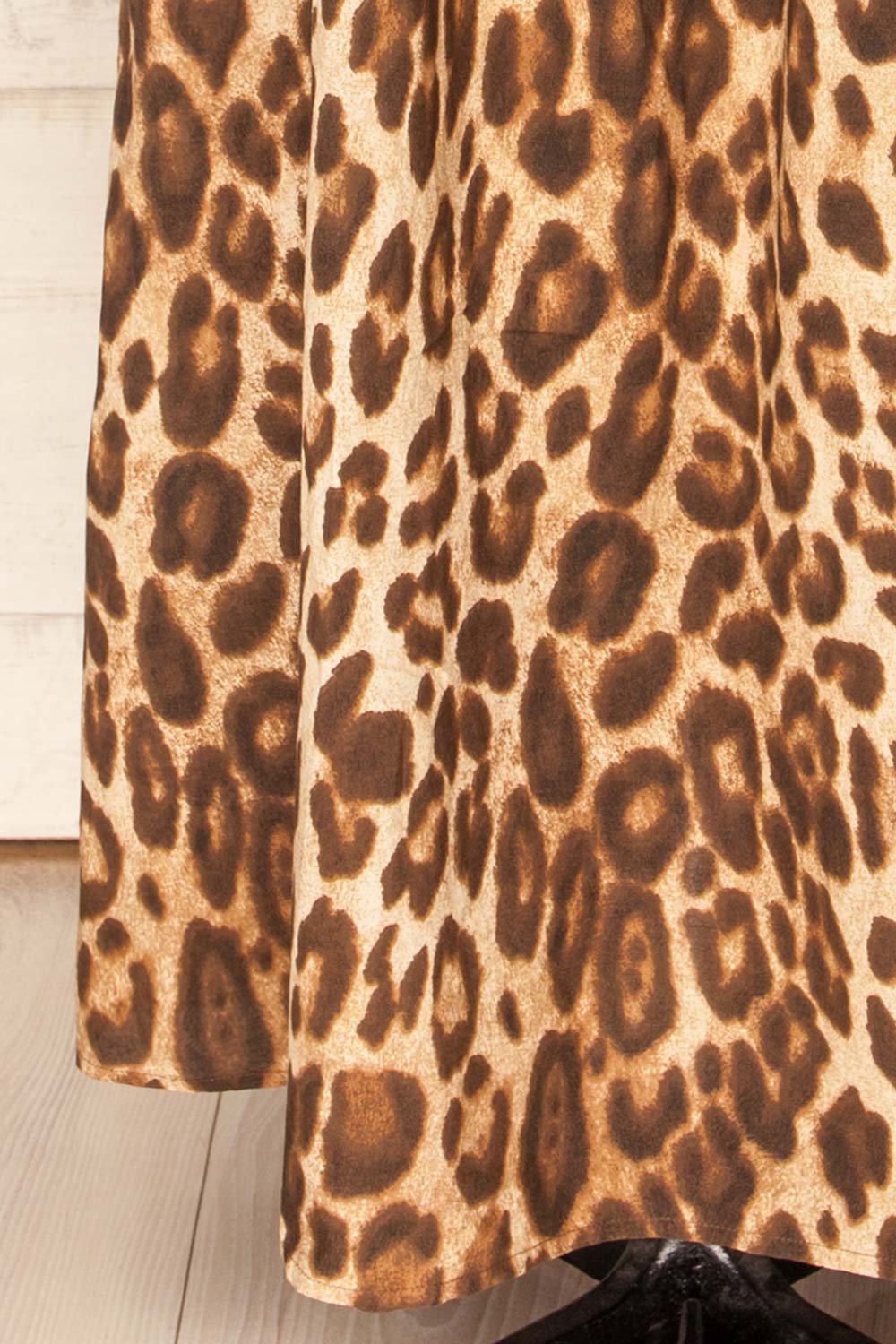 Denizli | Leopard Print Oversized Midi Dress