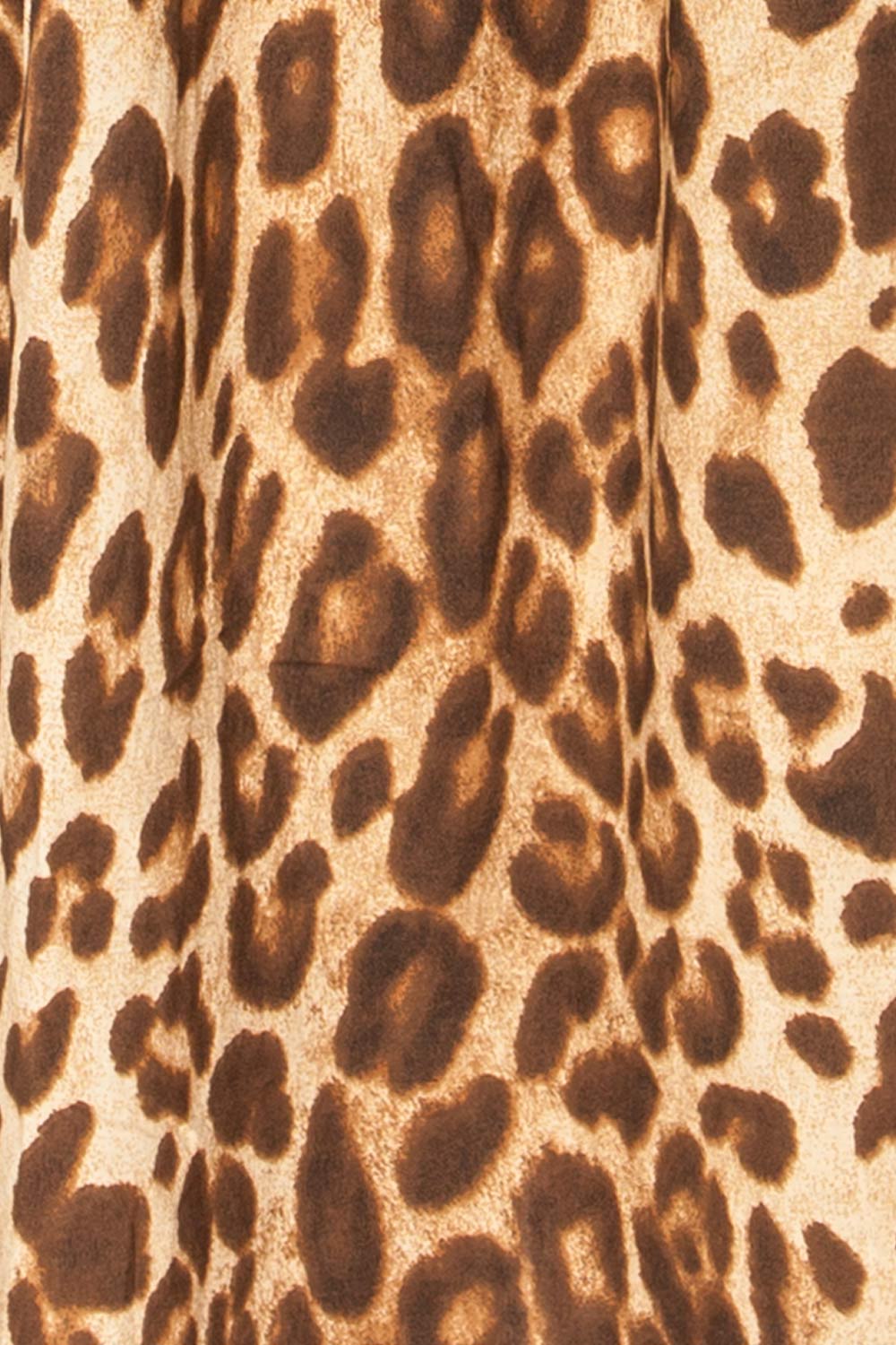 Denizli | Leopard Print Oversized Midi Dress
