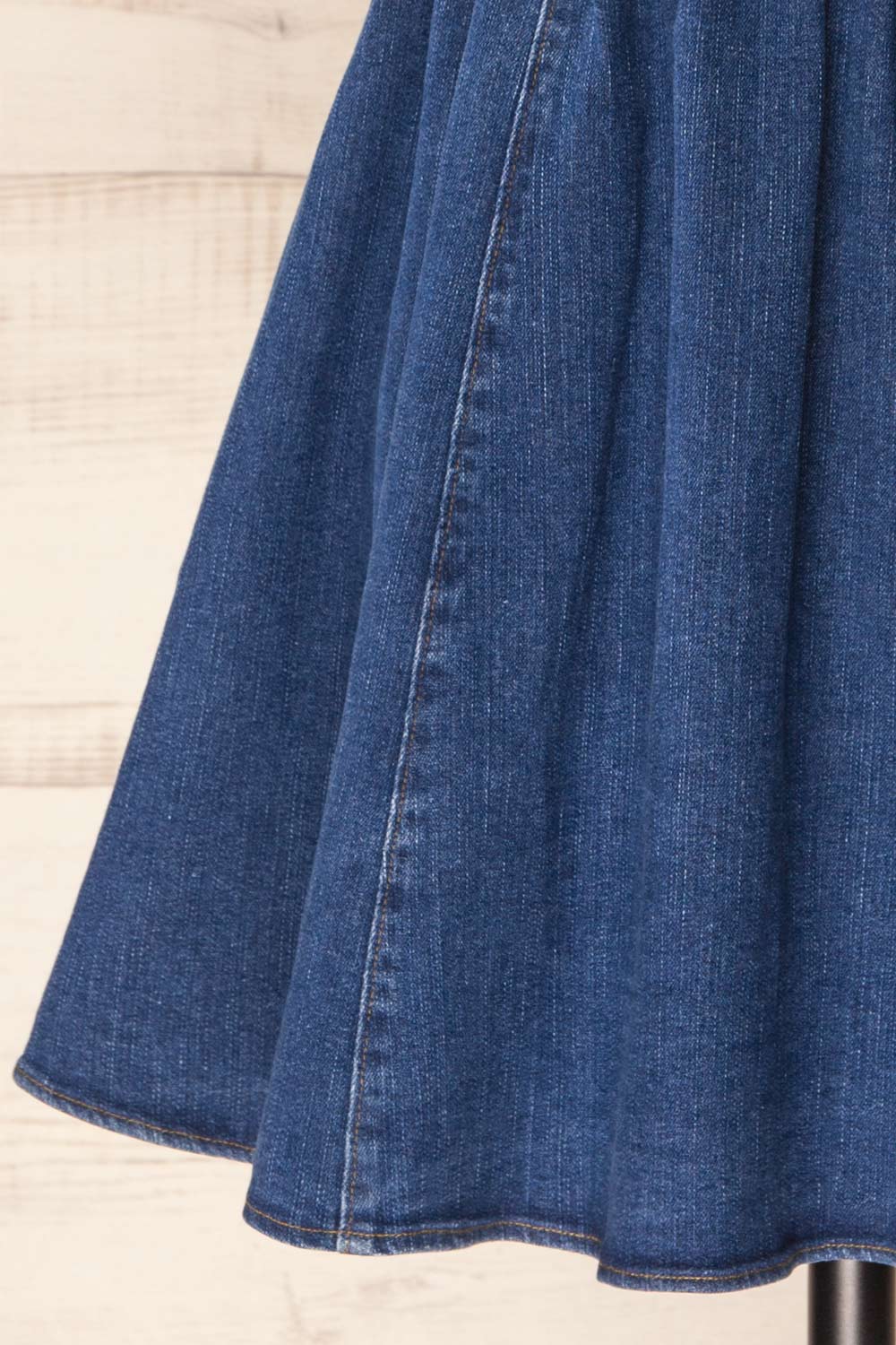 Deoria | Dark Blue Short Denim Dress