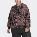 Women's adidas Future Icons Animal Print Hoodie (Plus Size)
