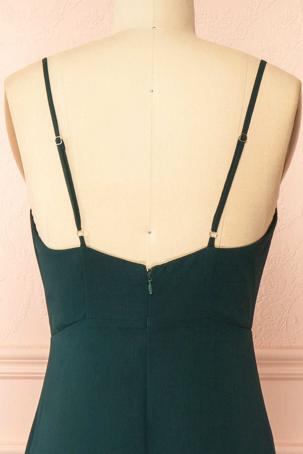 Diana Green | Exclusive 1861 A-Line Chiffon Dress with Slit