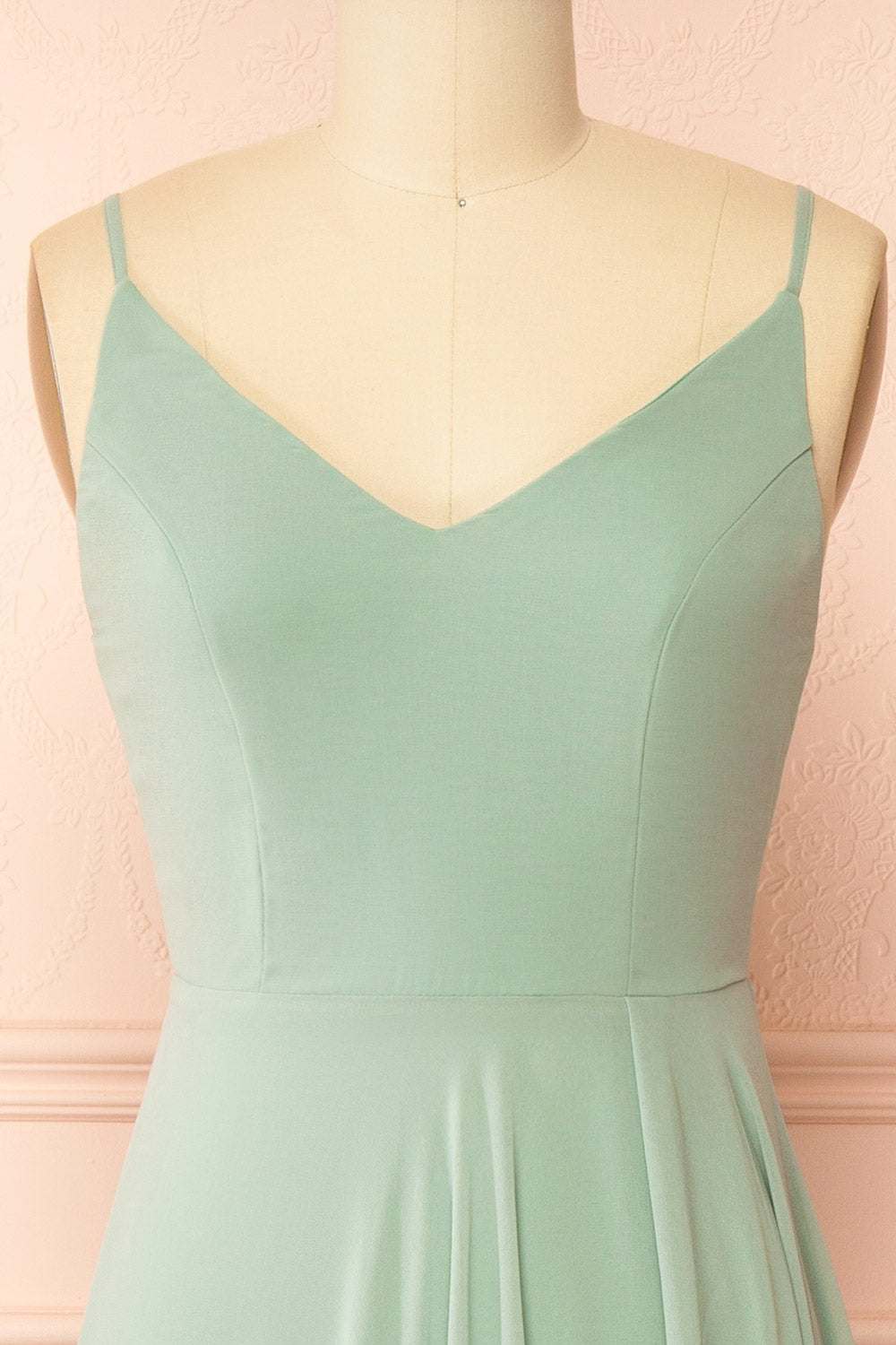 Diana Sage | Exclusive 1861 A-Line Chiffon Dress with Slit