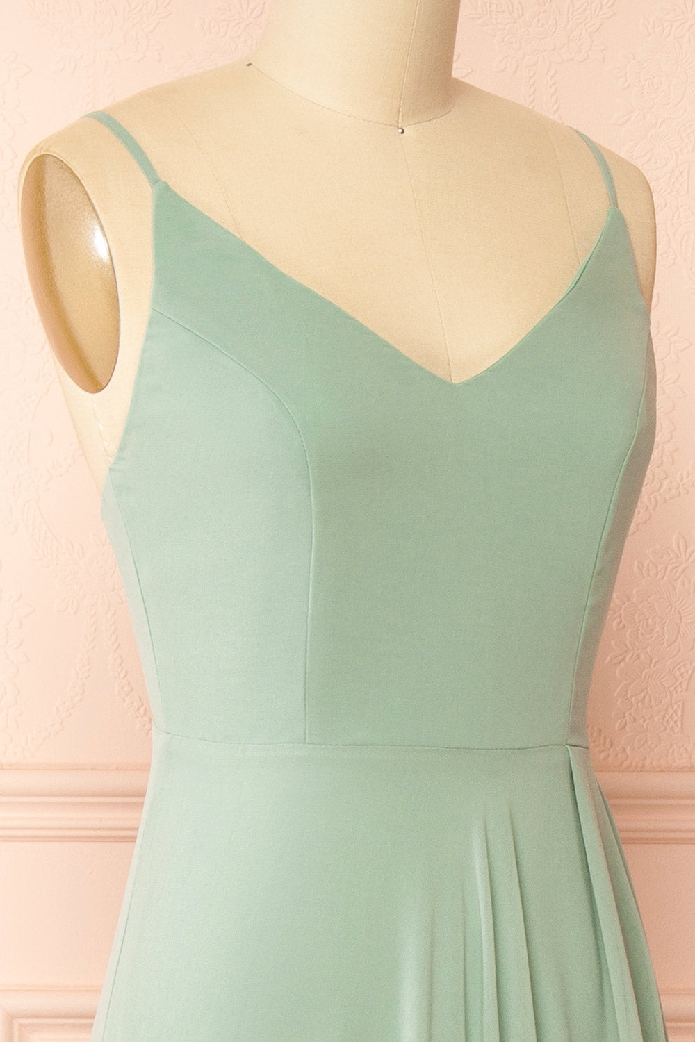 Diana Sage | Exclusive 1861 A-Line Chiffon Dress with Slit