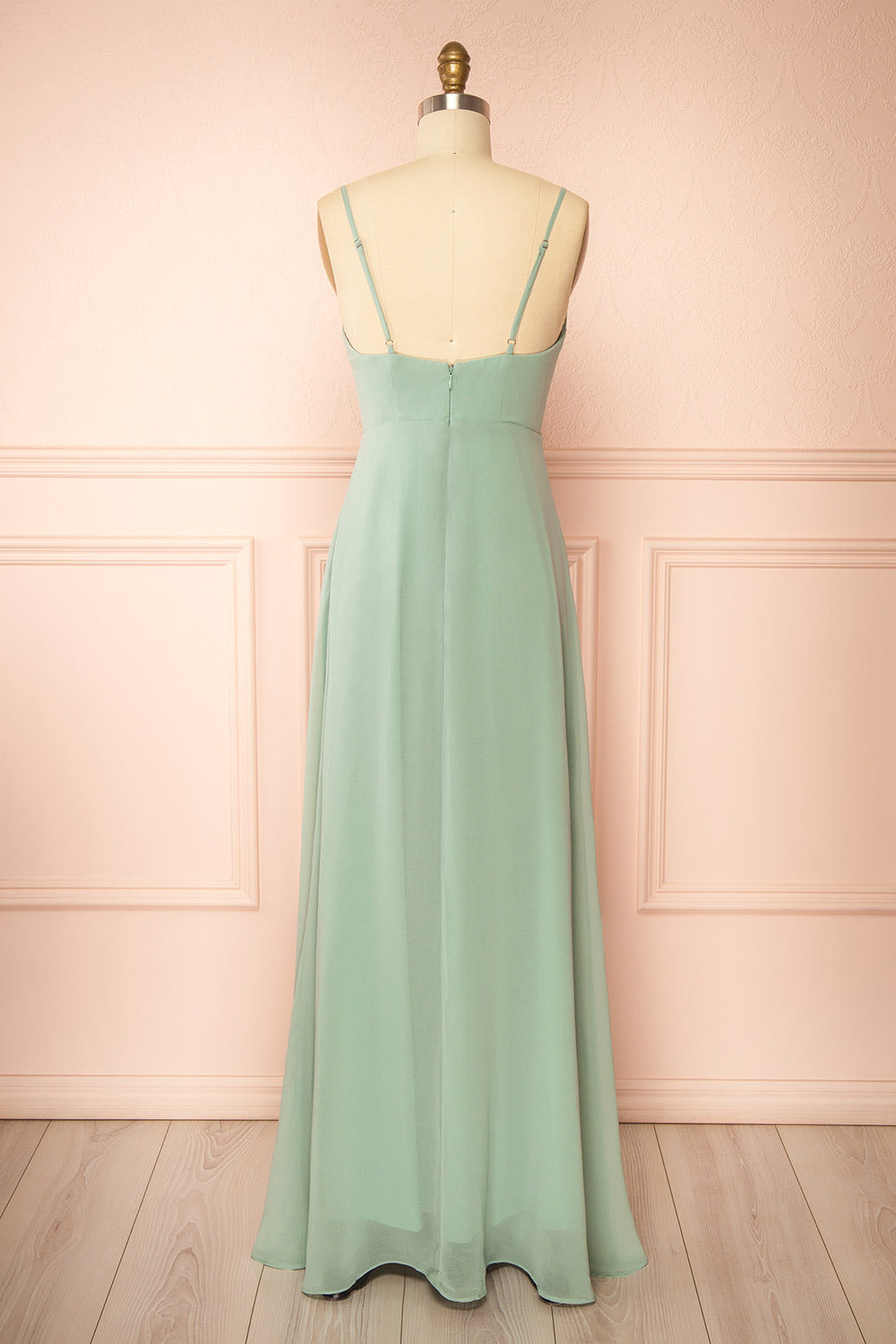Diana Sage | Exclusive 1861 A-Line Chiffon Dress with Slit