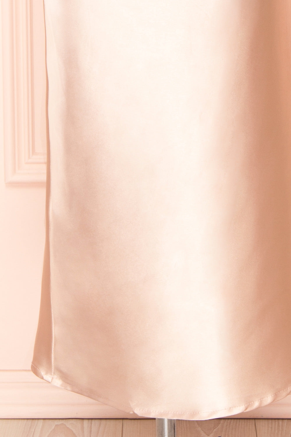 Elyse Blush | Cowl Neck Midi Dress