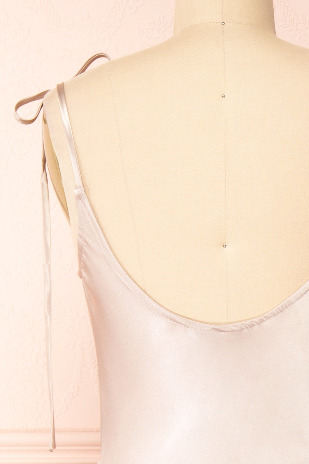 Elyse Champagne | Cowl Neck Midi Dress