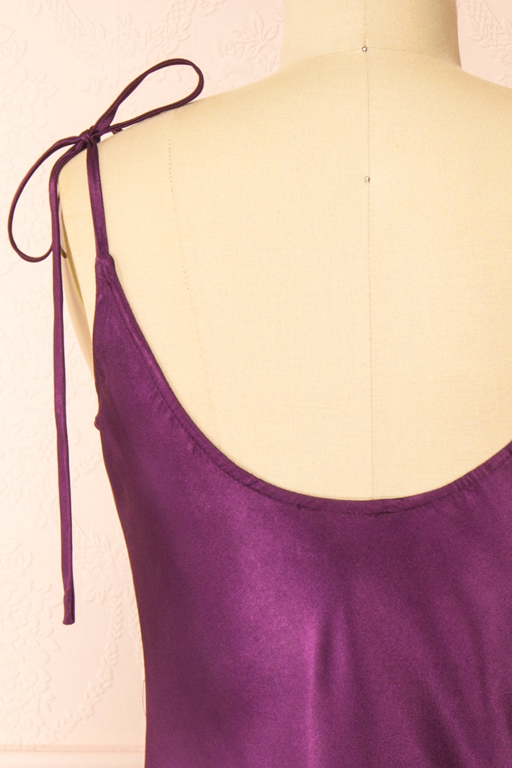 Elyse Purple | Cowl Neck Midi Dress