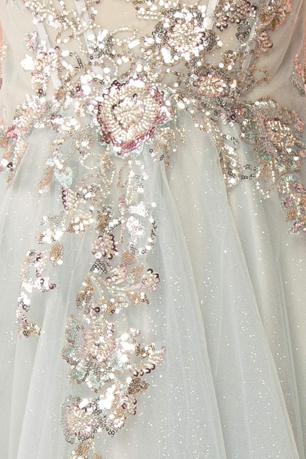 Emerie Sage | Translucent A-Line Corset Dress