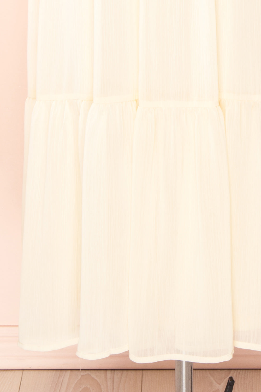 Eudoxia | Shift Midi Dress w/ Embroidered Collar
