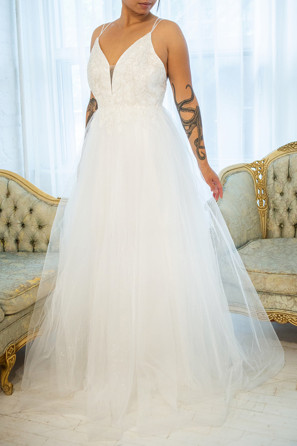 Eugeny | Beaded A-Line Wedding Dress